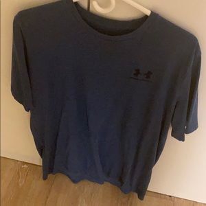 Blue u see armour cotton shirt size large